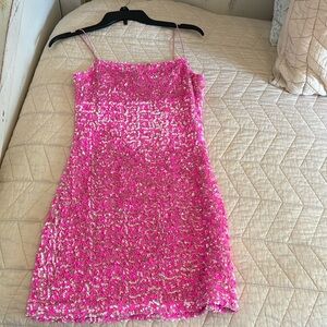 Pink Hoco Dress